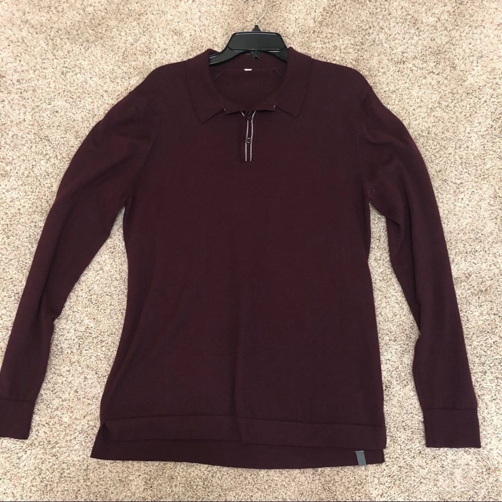 LuLuLemon Men’s Collared Long Sleeve Shirt